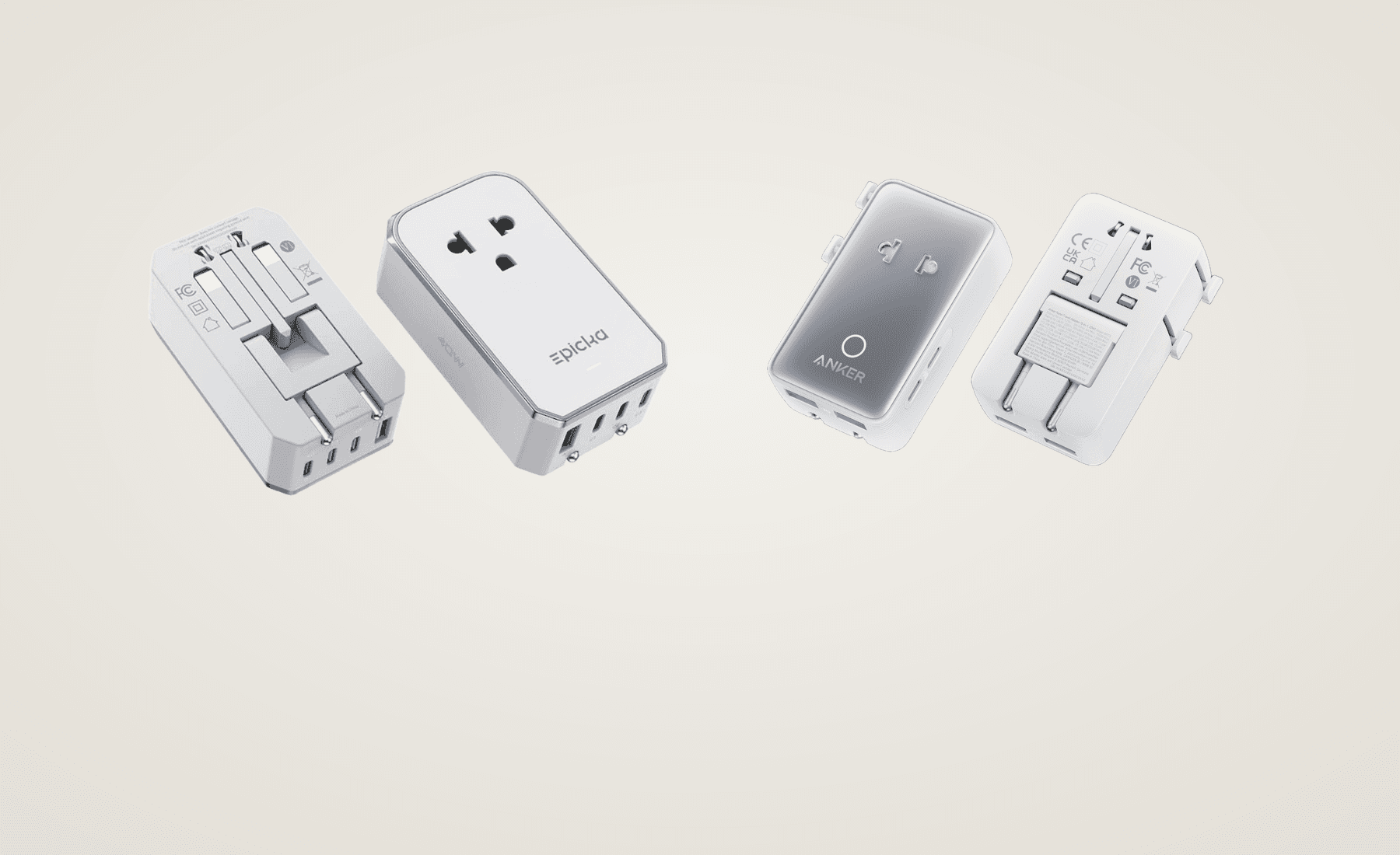 Comparison image for EPICKA Air 40W and Anker Nano Travel Adapter