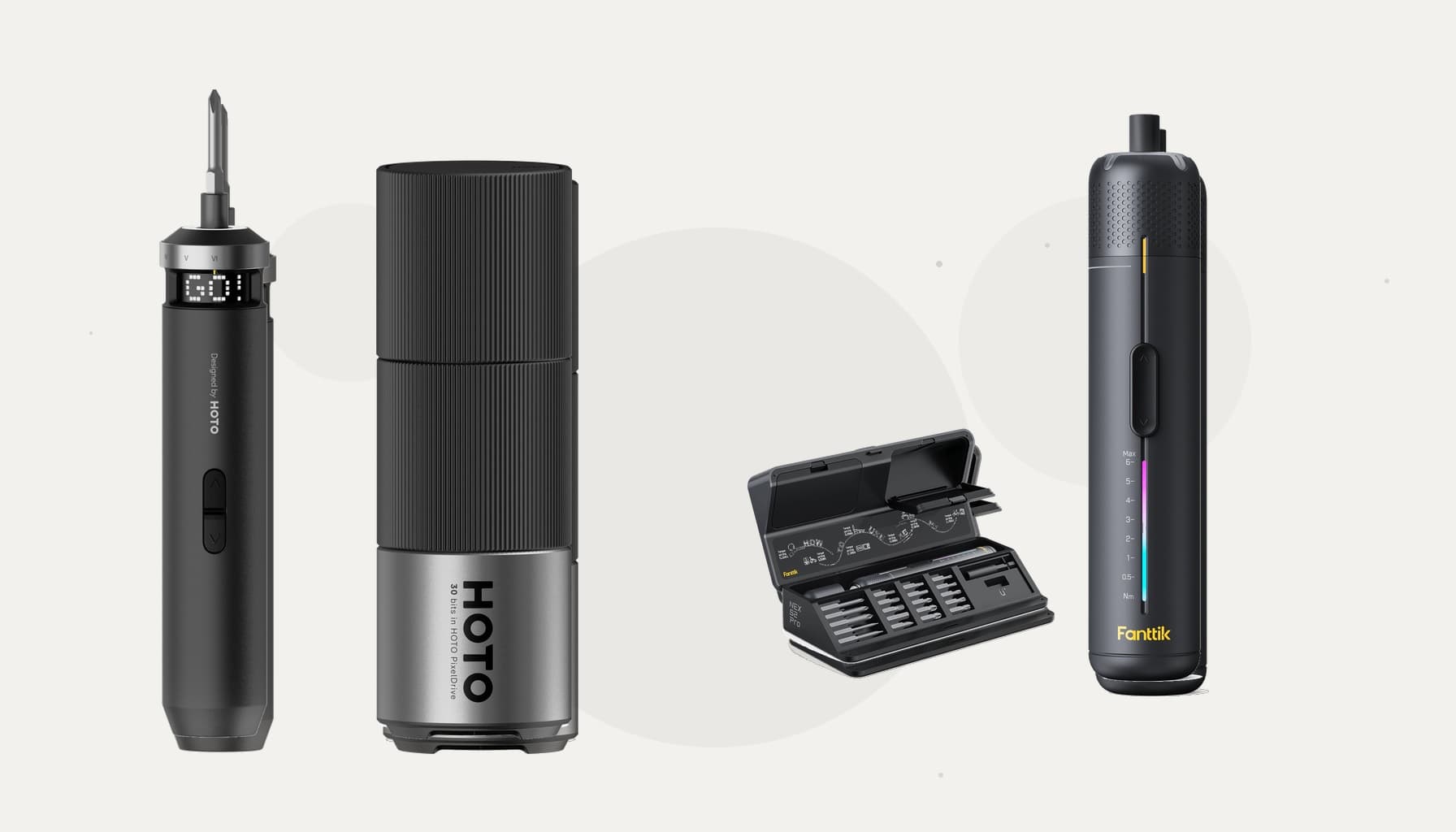 HOTO PixelDrive vs Fanttik S2 Pro, Which Electric Screwdriver Is Better?