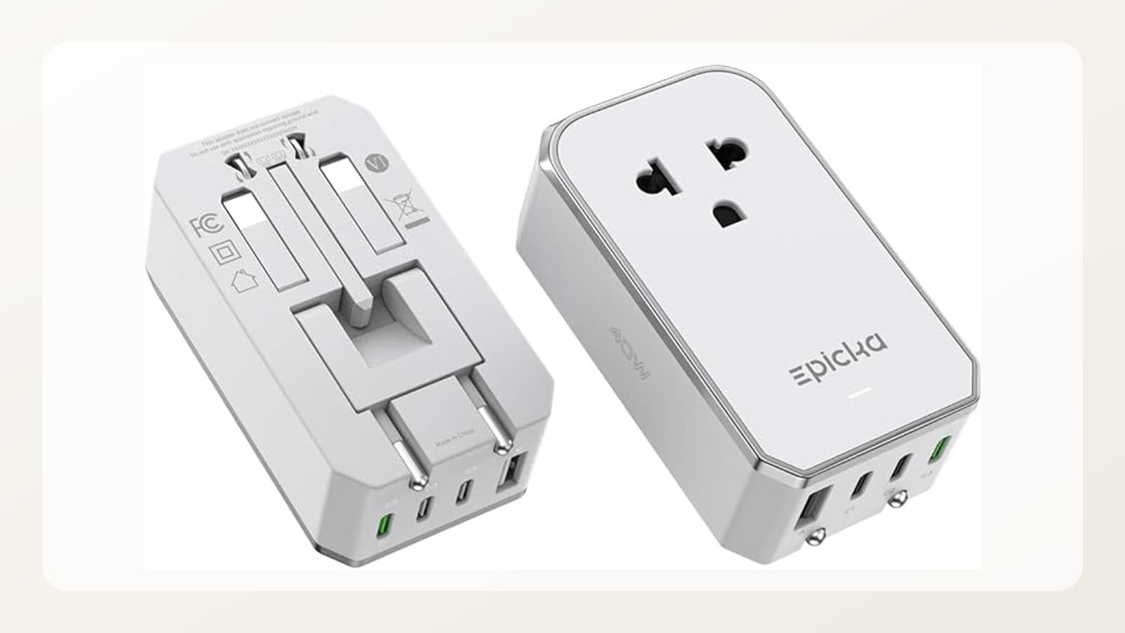 This EPICKA 40W Travel Adapter Is at an All-Time Low for Prime Day
