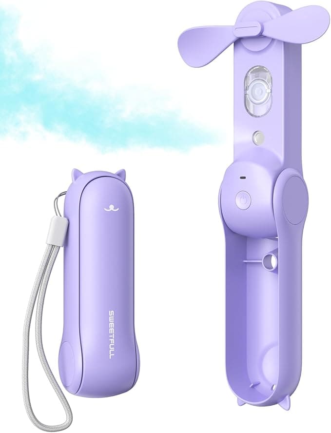 SWEETFULL Portable Misting Fan