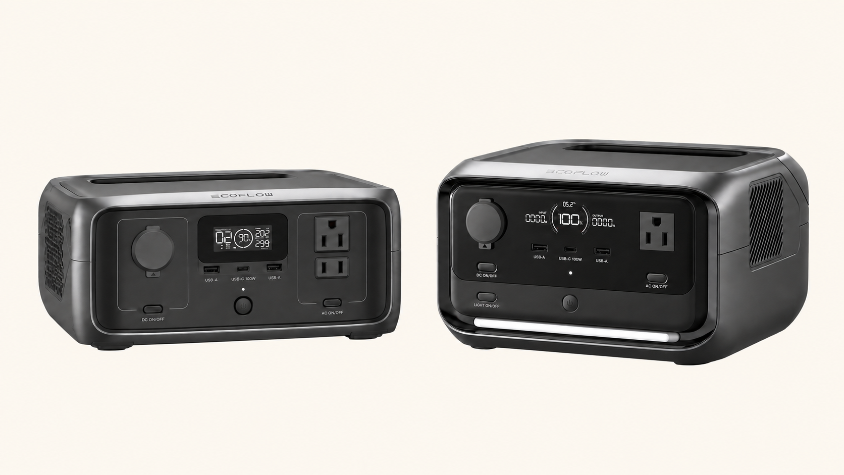 EcoFlow RIVER 3 and RIVER 3 Plus portable power stations