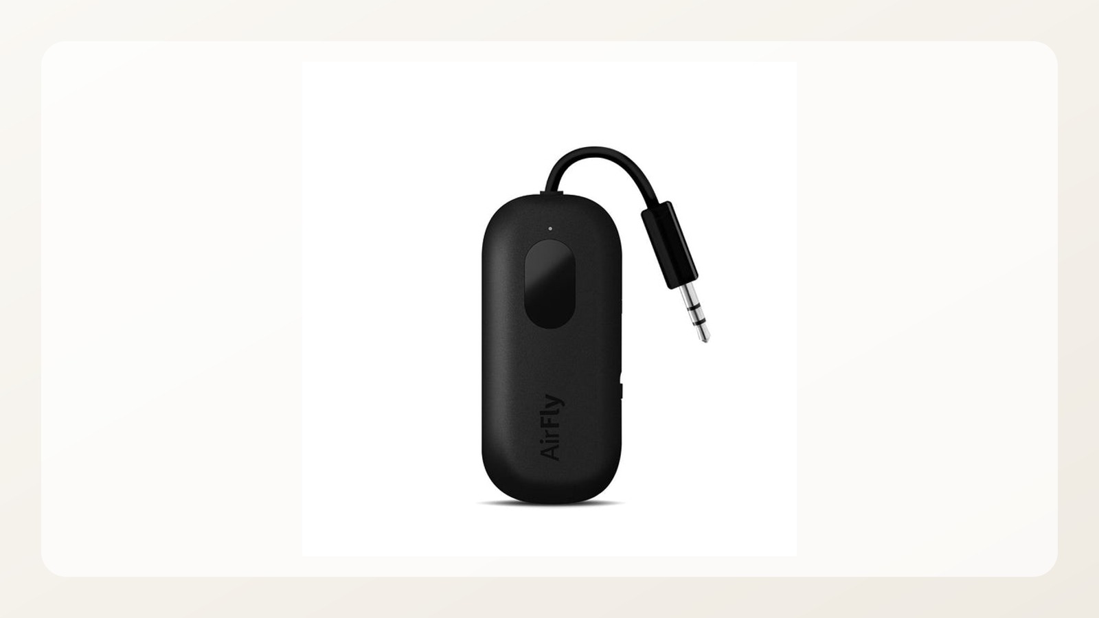Black Twelve South AirFly Pro wireless audio adapter