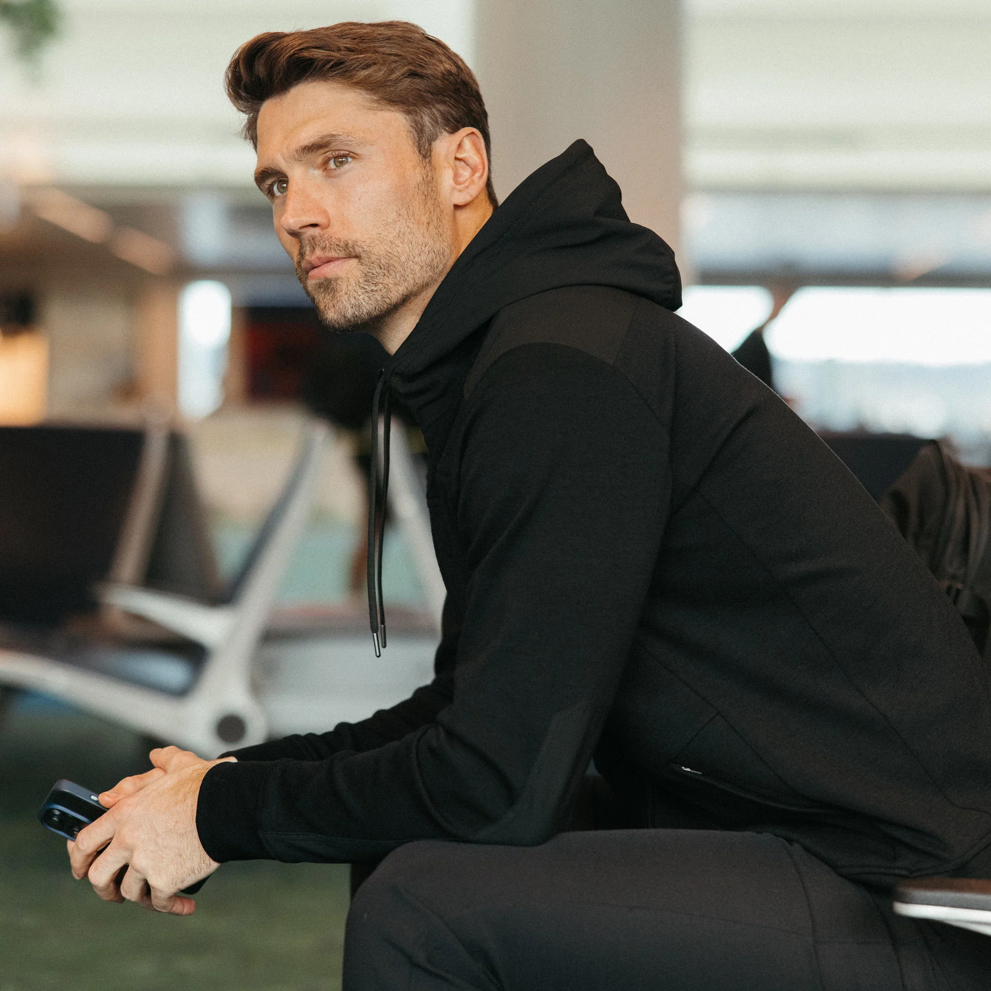 Wool & Prince Ponte Travel Hoodie